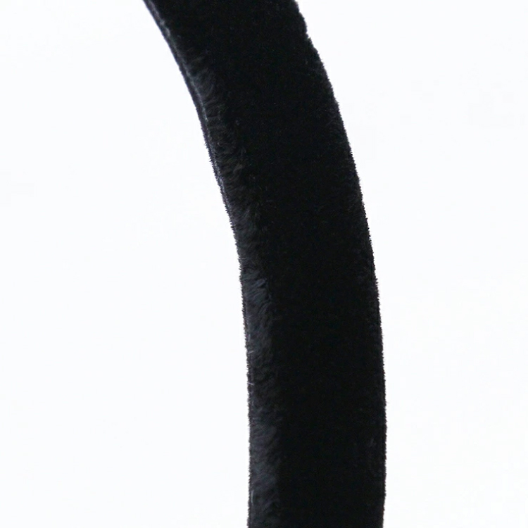 【ALEXANDRE DE PARIS】アレクサンドル ドゥ パリ ベロアカチューシャ 6mm幅 THB-17494-06 N-NOIR N-NOIR