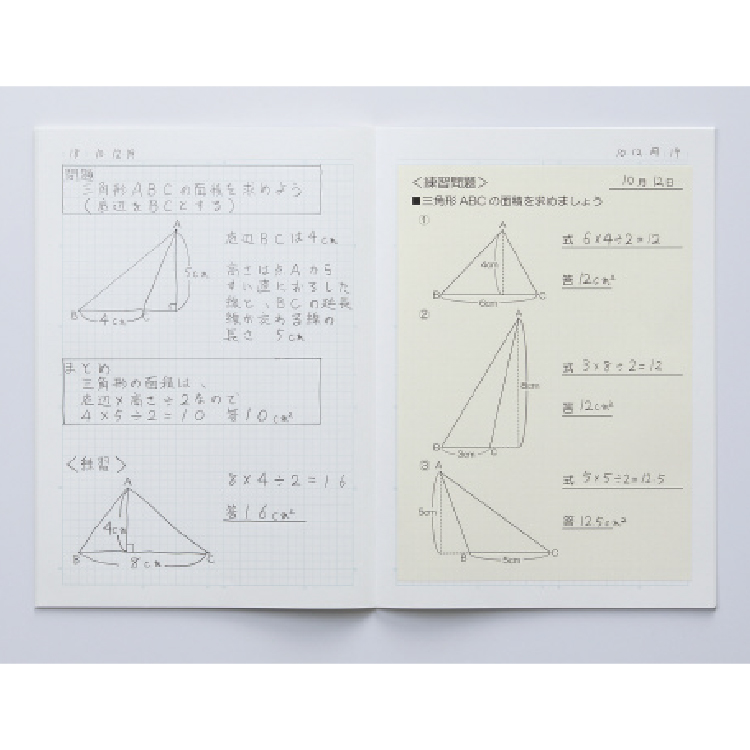 コクヨ] キャンパスノート(用途別) 5mm方眼 10mm実線 グリーン(セミB5 グリーン): ビジター表示商品｜ファンビ寺内ネットストア