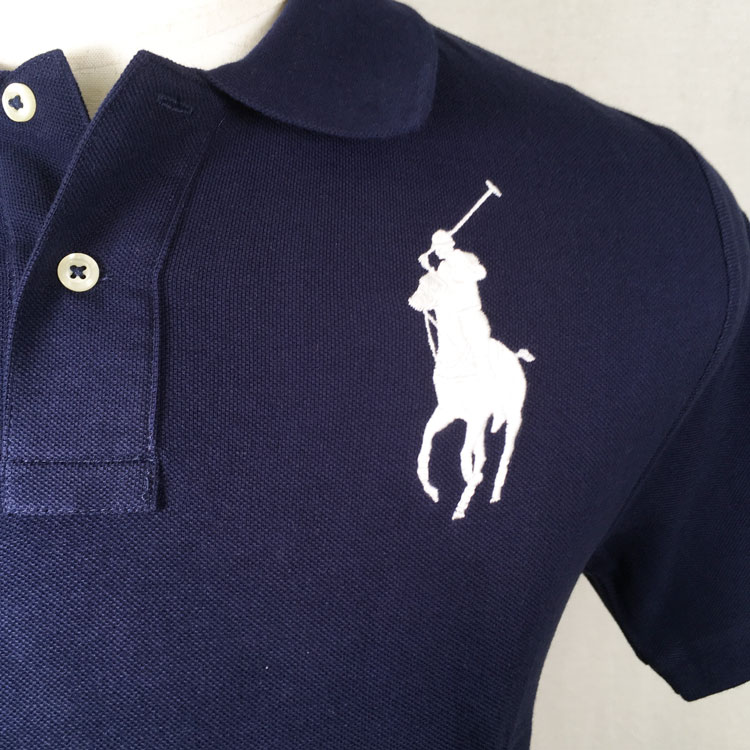 [母の日&ネットストア限定特価]【POLO RALPH LAUREN】ポロラルフローレン ビッグポニーポロシャツ ボーイズLサイズ ネイビー