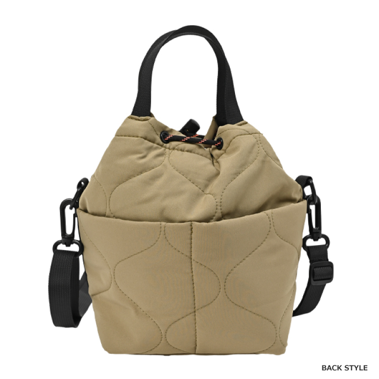 【KiU】パデッドポケッタフルミニバッグ アイボリー アイボリー