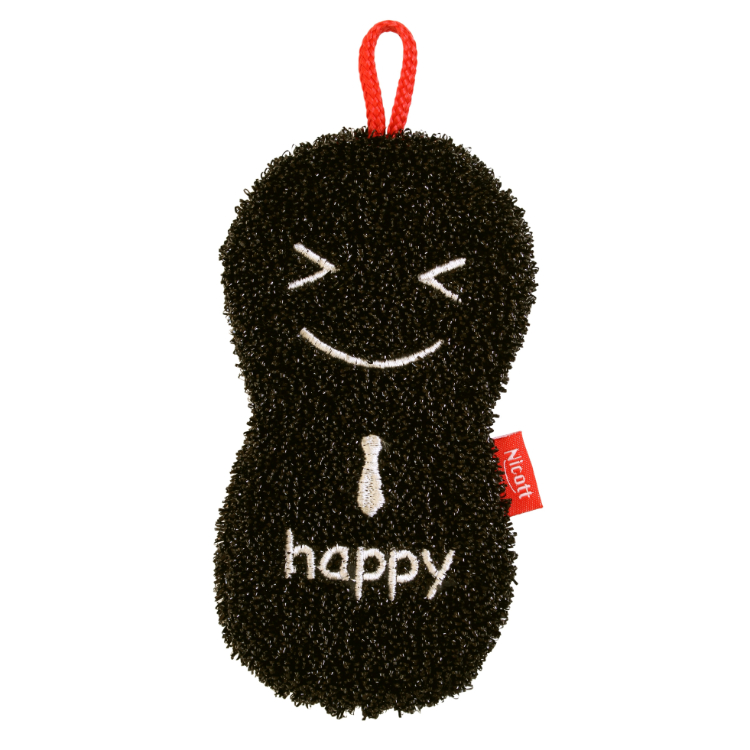 ニコニコスポンジ ハッピー ブラック ハッピー ブラック