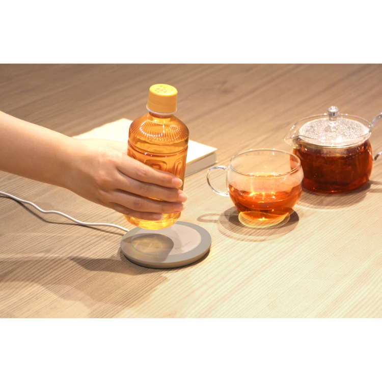 ペットボトルでも使えるカップウォーマー グレー(※ホット専用ペットボトル) グレー