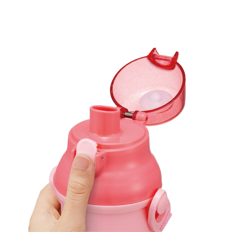 ハローキティ プラ直飲みボトル 480ml ハローキティ ファンシー柄