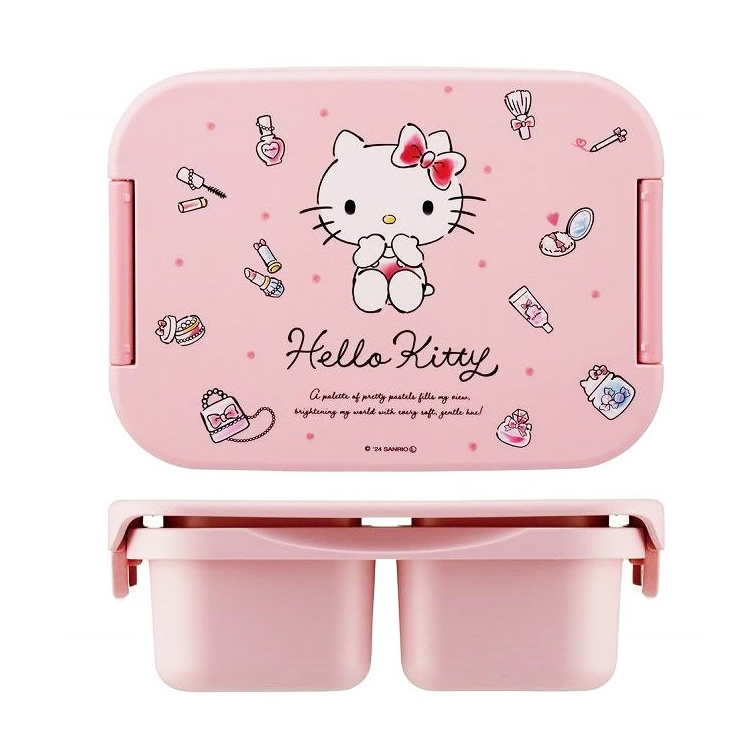 ハローキティ 抗菌セパレート型 タイトランチボックス 1段 500ml