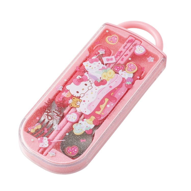 ハローキティ 食洗機対応スライド式トリオ ファンシー