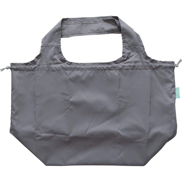 LAURIE ツートーン保冷ショッピングバッグ Dark Gray×Mint Dark Gray×Mint