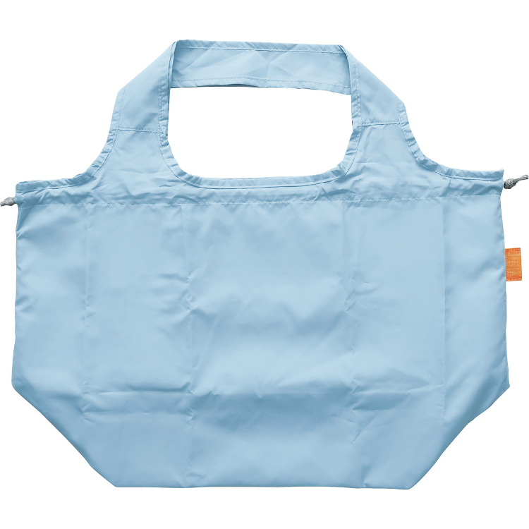 LAURIE ツートーン保冷ショッピングバッグ Saxe×Orange Saxe×Orange