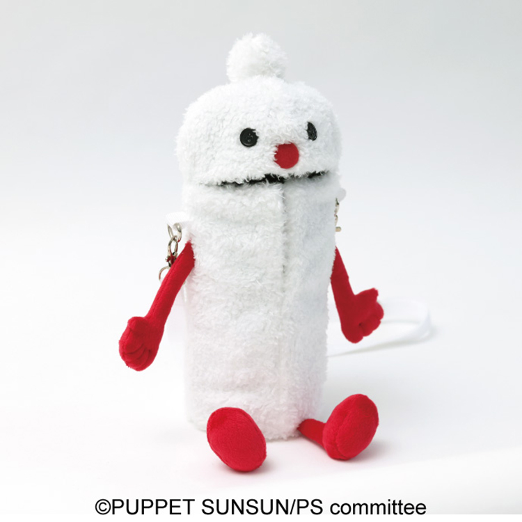 パペットスンスン もふもふペットボトルホルダー ノンノン(4月下旬入荷予定) ノンノン