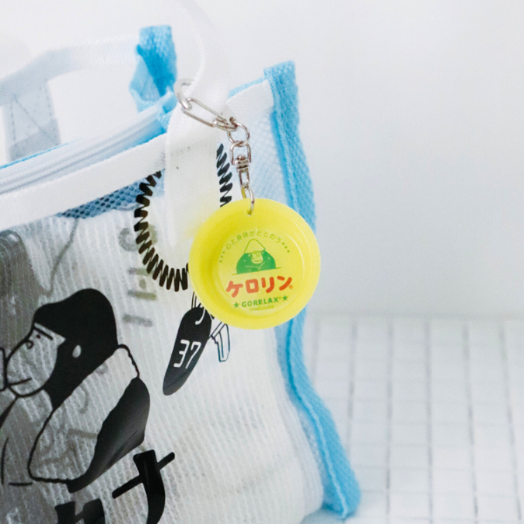 ごリラックス×ケロリン 湯桶キーホルダー 湯桶キーホルダー