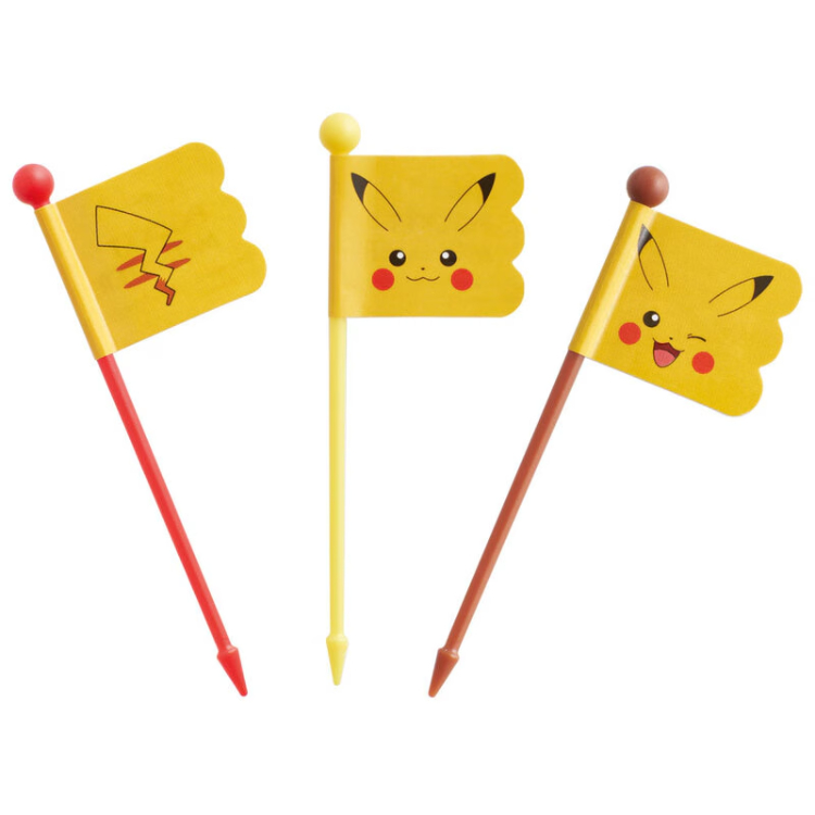 ポケットモンスター ランチピックス 9本入 ピカチュウフェイス23 ピカチュウフェイス23