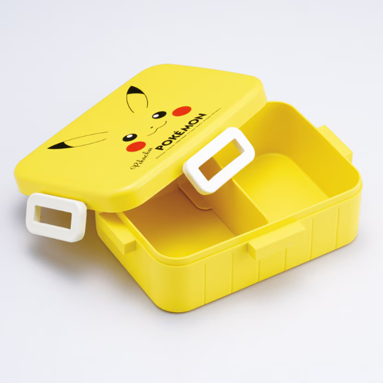 ポケットモンスター 4点ロックランチボックス 1段/650ml ピカチュウフェイス25