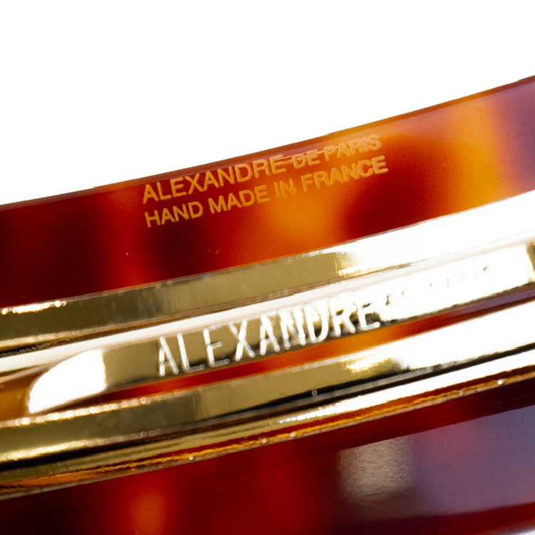 【ALEXANDRE DE PARIS】アレクサンドル ドゥ パリ　スクエアバレッタ 8cm　AA8-550