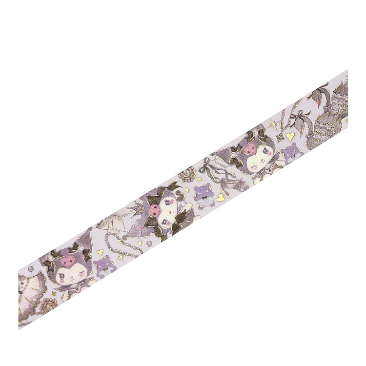 サンリオキャラクターズ×たけいみき マスキングテープ クロミ ブラックスワン クロミ マスキングテープ