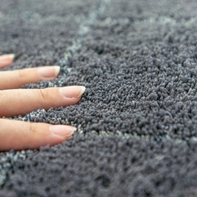 乾度良好 モディッシュ バスマット 約45cm×60cm グレー グレー