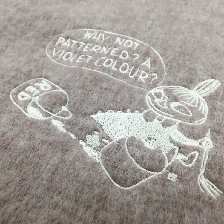 ムーミン ふわもこマフラー 太フリンジ モカ 24/モカ