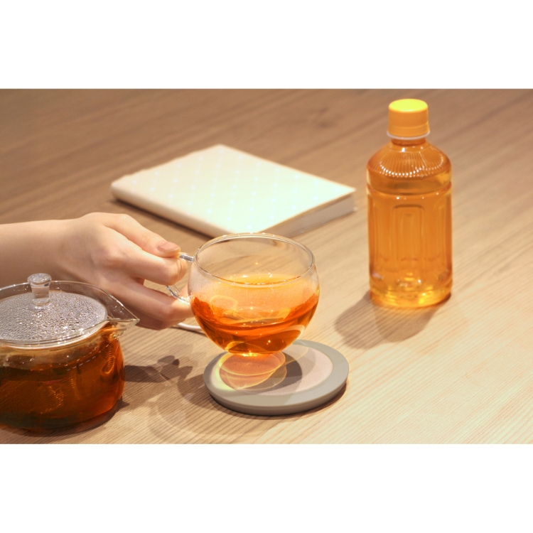 ペットボトルでも使えるカップウォーマー グレー(※ホット専用ペットボトル) グレー