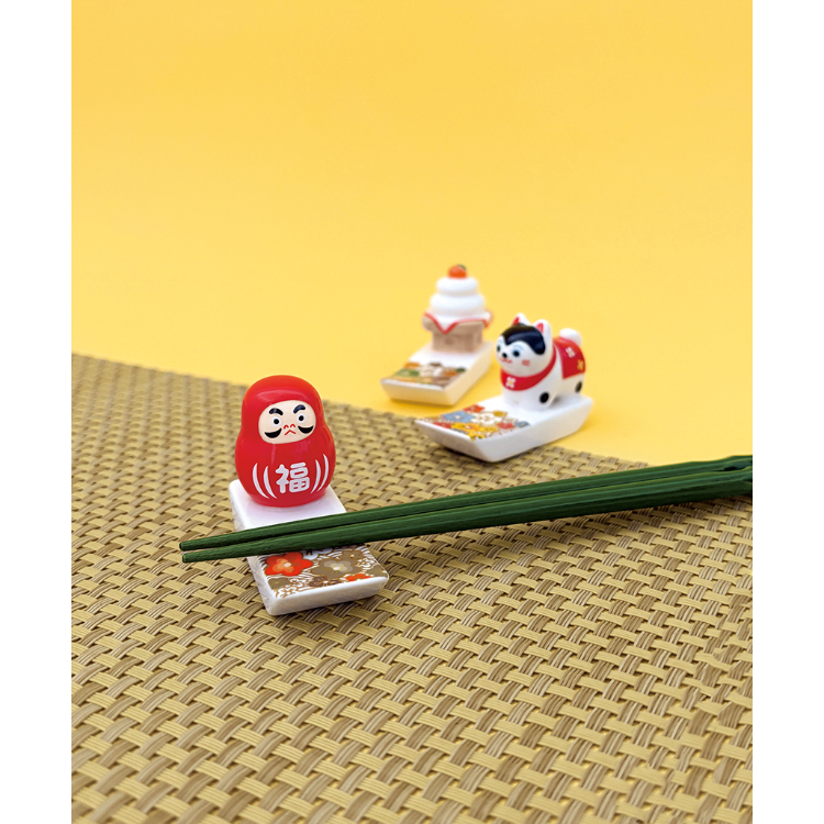 来福箸置き だるま だるま