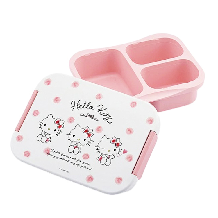 ハローキティ 抗菌セパレート型 タイトランチボックス 1段 900ml