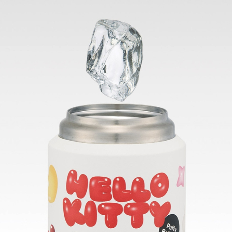 ハローキティ カラビナハンドルステンレスボ ぷっくりバルーン