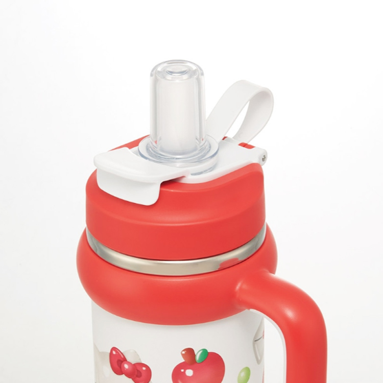 ハローキティ ハンドル付ストロータンブラ ぷっくりバルーン