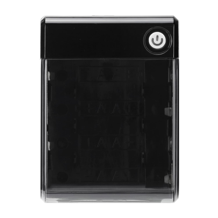 USBポート搭載 乾電池式充電器 1A出力 ブラック