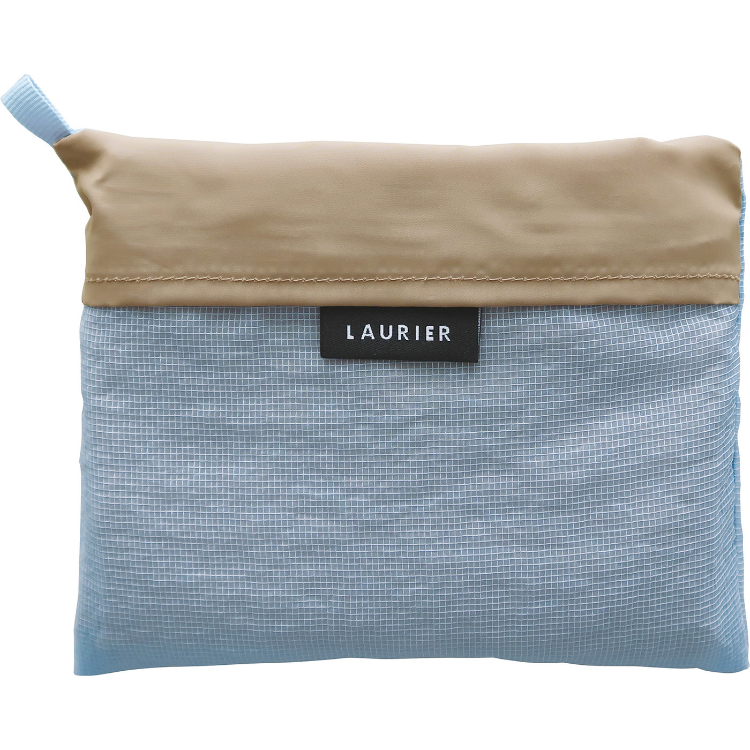 LAURIE ツートーン保冷ショッピングバッグ Beige×Saxe Beige×Saxe