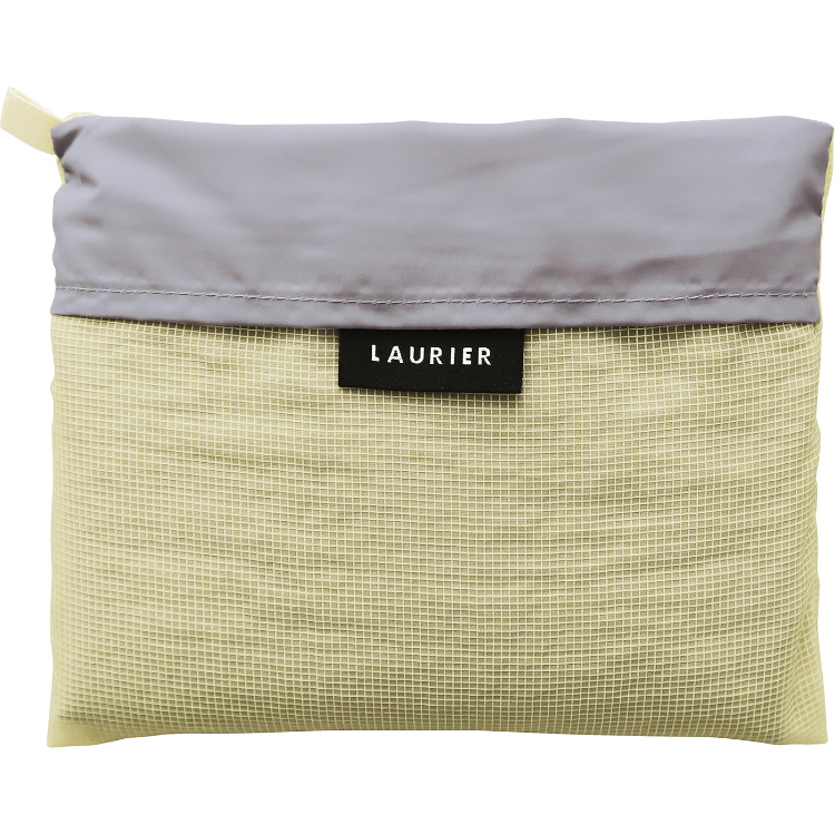 LAURIE ツートーン保冷ショッピングバッグ Gray×Cream Gray×Cream