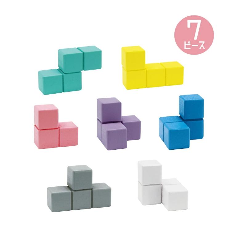 イクモク木製知育 立体パズル 立体パズル