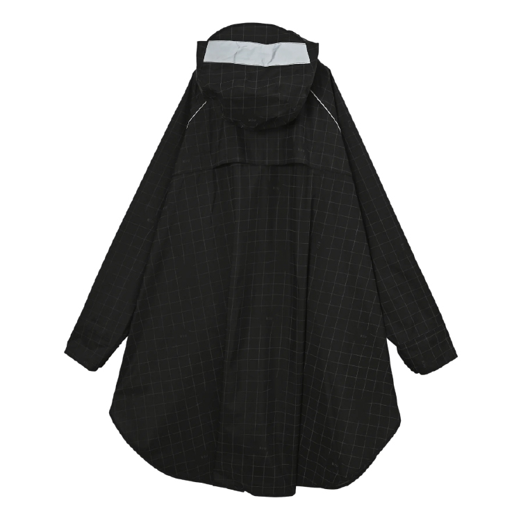 【KiU】キウ ビジブル バイシクル レインポンチョ グリッドベージュ グリッドベージュ
