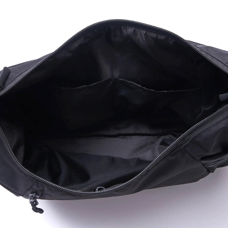 【KiU】ナイロンクロスボディショルダーバッグ ブラック ブラック