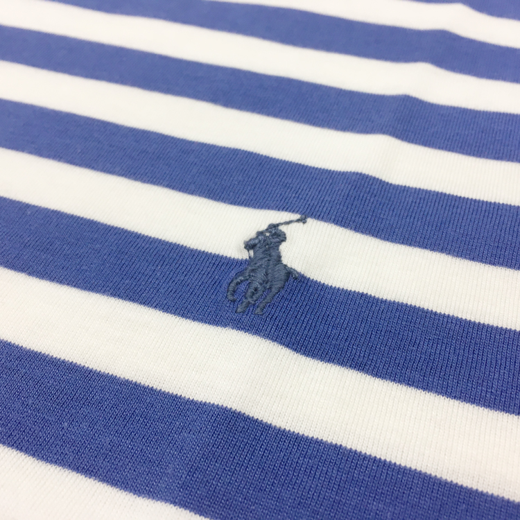 【POLO RALPH LAUREN/ポロラルフローレン】ボーダー半袖Tシャツ ブルー ボーイズXL ブルー XL