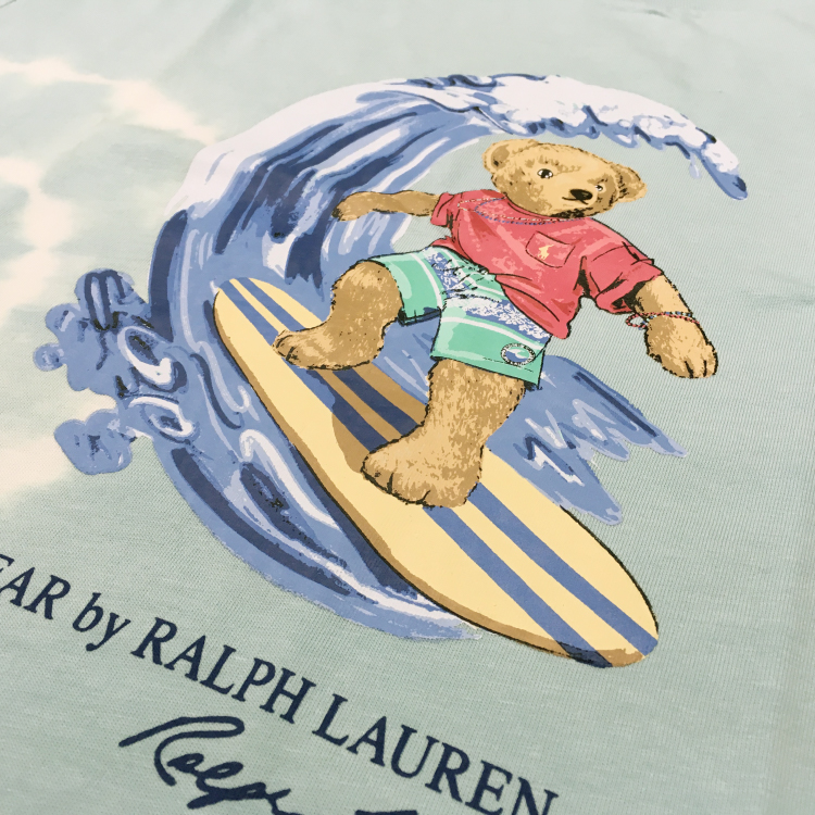 【POLO RALPH LAUREN/ポロラルフローレン】サーフィンベアー半袖タイダイTシャツ ボーイズL L