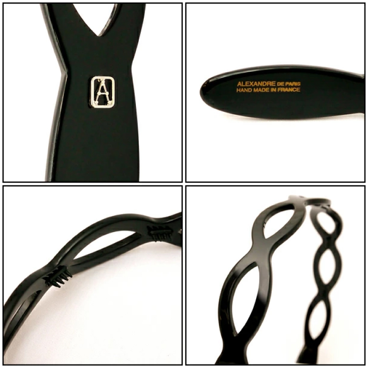 【ALEXANDRE DE PARIS】アレクサンドル ドゥ パリ カチューシャ AHB-1559 E-ECAILLE E-ECAILLE 幅 2cm