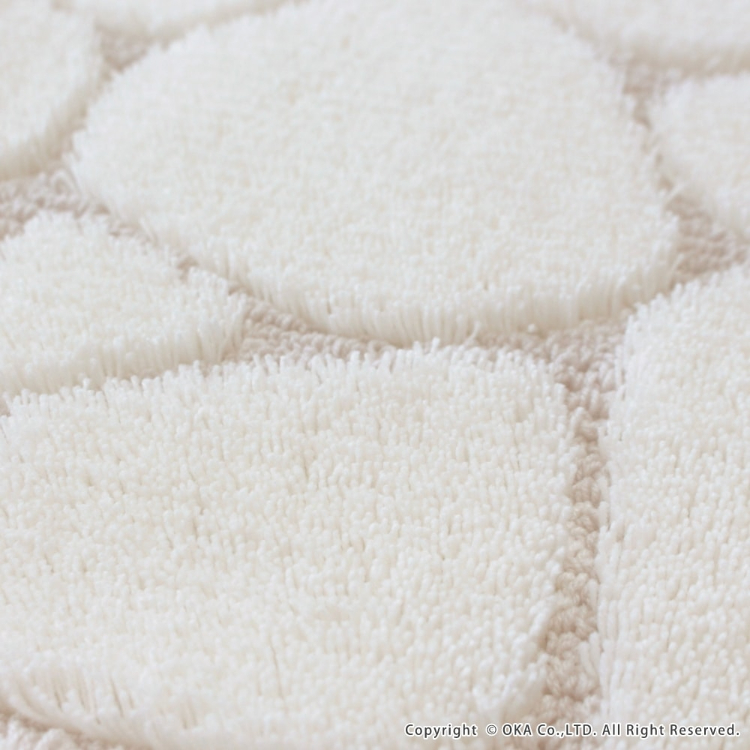 乾度良好ストーン バスマット 約45×60cm ホワイト ホワイト