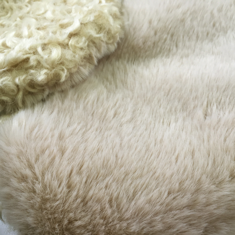 ムーミン エコファー ボア リバーシブル ティペット ベージュ 25/ベージュ