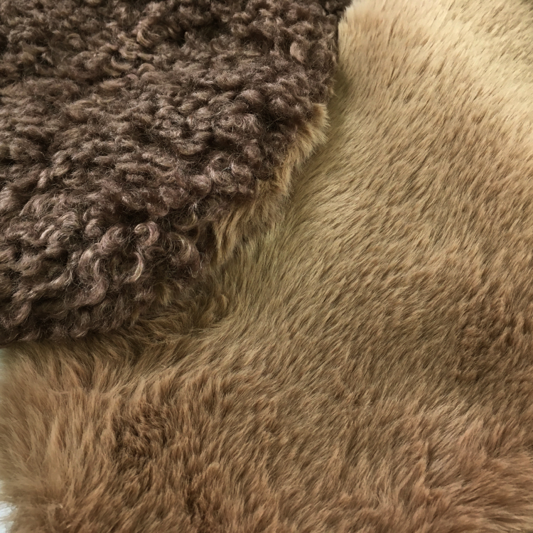 ムーミン エコファー ボア リバーシブル ティペット ブラウン 22/ブラウン