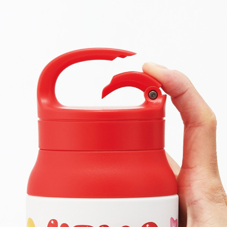 ハローキティ カラビナハンドルステンレスボ ぷっくりバルーン