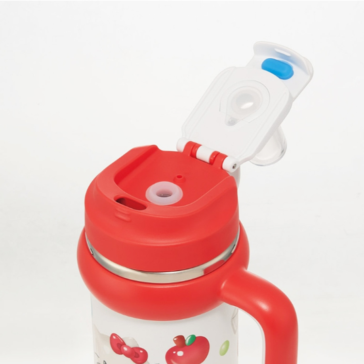 ハローキティ ハンドル付ストロータンブラ ぷっくりバルーン