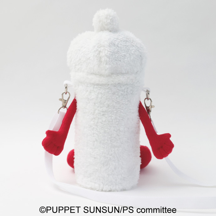 パペットスンスン もふもふペットボトルホルダー ノンノン(4月下旬入荷予定) ノンノン