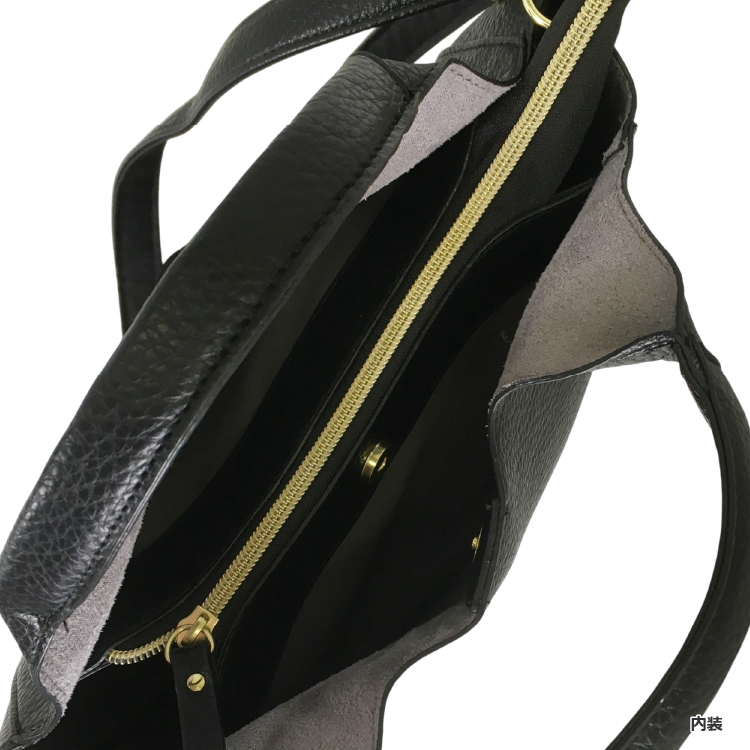 【Legato Largo】レトロシボ 2WAYトートバッグ ライトベージュ ライトベージュ