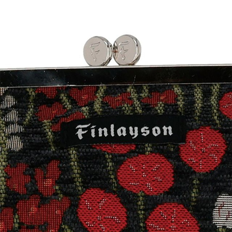 【フィンレイソン】口金ポーチ アルマス/レッド アルマス/レッド 口金ポーチ