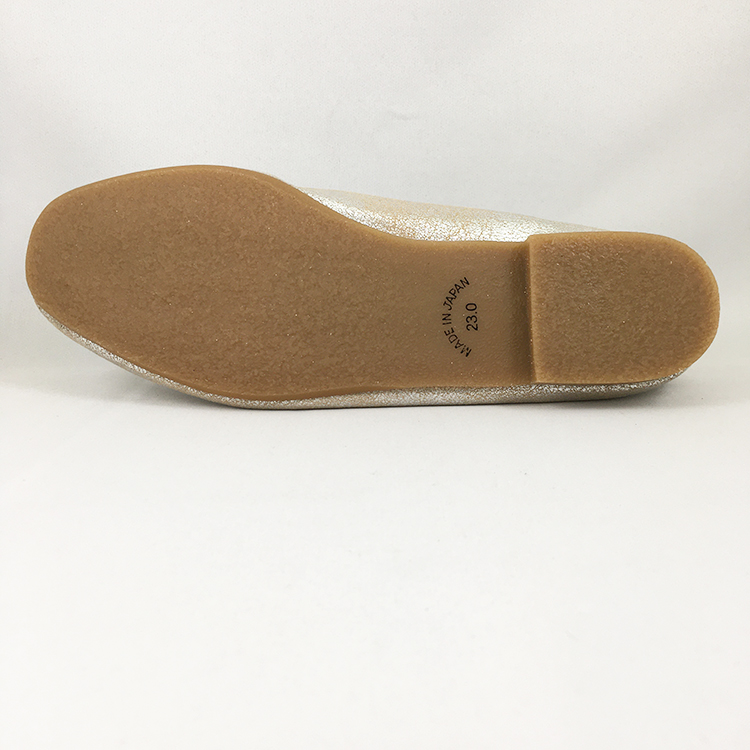 【amitie】アミティエ 外反母趾対応&晴雨兼用 リボン付きストレッチバレエシューズ PT 23.0cm PT 23cm