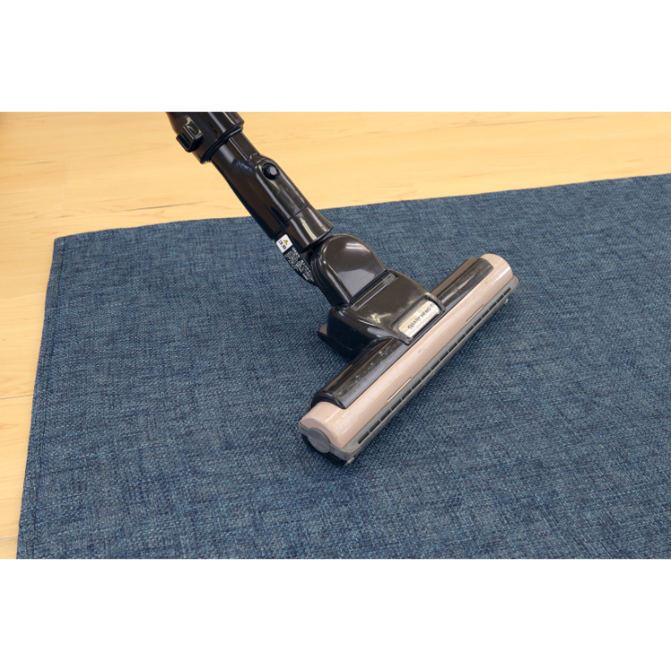 Pally Pally(パリ―パリ―) はっ水加工の洗濯機で丸洗いできるキッチンマット120㎝ ブルー ブルー 120㎝