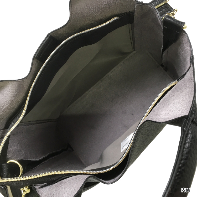 【Legato Largo】レトロシボ 2WAYトートバッグ ライトベージュ ライトベージュ