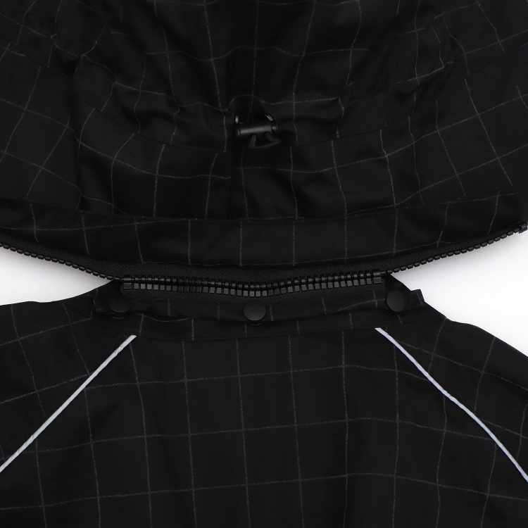 【KiU】キウ ビジブル バイシクル レインポンチョ グリッドベージュ グリッドベージュ