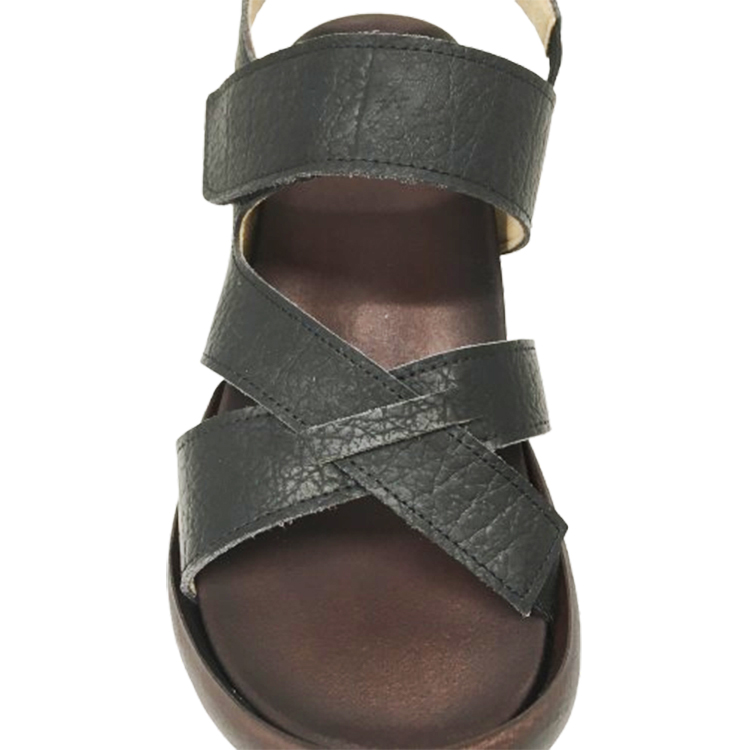 【Re:getA】リゲッタ クロスベルトウェッジサンダル ブラック S (22-22.5cm) ブラック S(22-22.5cm)