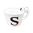 Snoopy スヌーピー フィギュア付き イニシャル マグ アルファベット Y スヌーピー Y ビジター表示商品 ファンビ寺内ネットストア