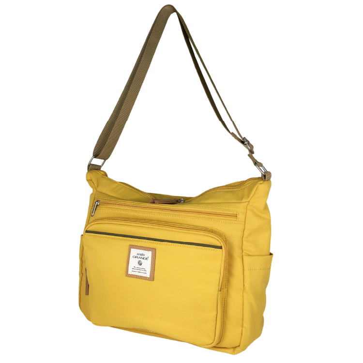 【anello】アネロ GRANDE CINNAMON ショルダーバッグ ブルーグレー ブルーグレー ショルダーバッグ