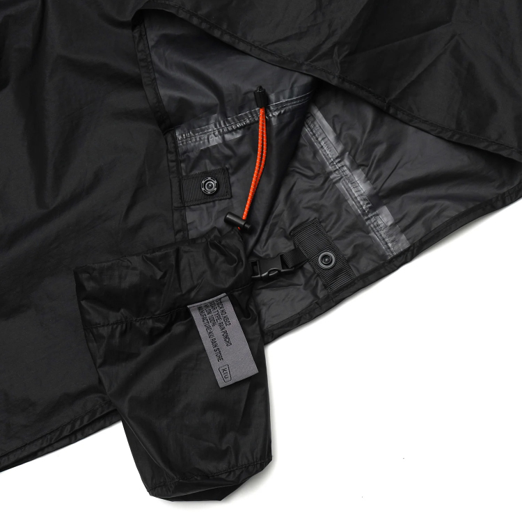 【KiU】ライトウェイト コンパクトポンチョ ネオンイエロー ネオンイエロー