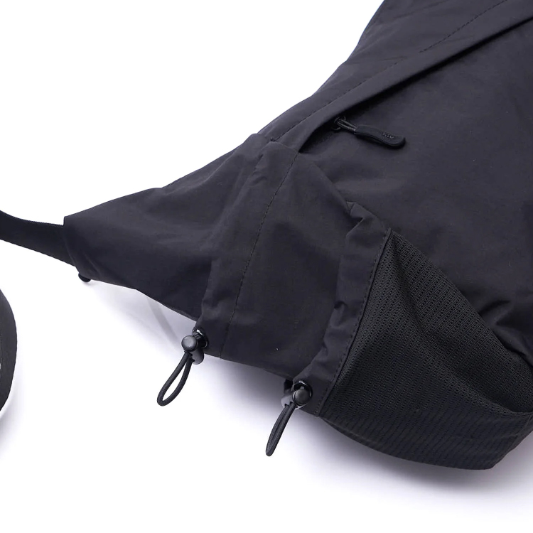 【KiU】ナイロンクロスボディショルダーバッグ ブラック ブラック